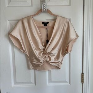House of Harlow Satin top